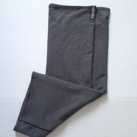 Lululemon Vinyasa Scarf Heathered Herringbone Heathered Slate Black - Picture 6 of 6